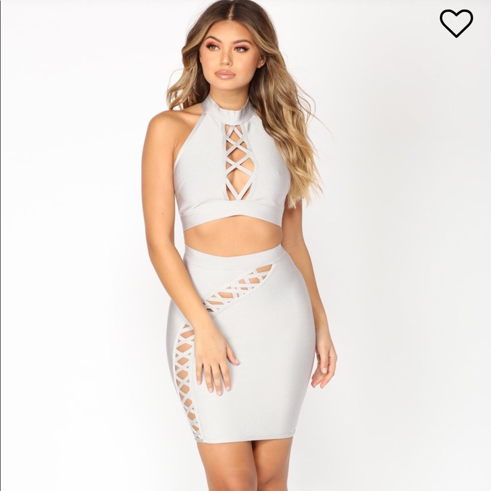 Fashion nova "always misbehave bandage set" - Picture 1 of 2